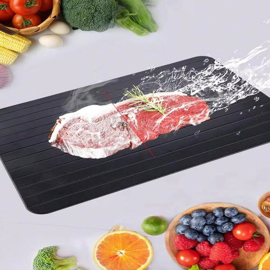 1pc Quick Defrost Tray, Frozen Defrost Tray, Quick Defrost Frozen Food Fruit Defrost Tray, Defrost Tray Plate, Defrost Master, Kitchen Gadget
